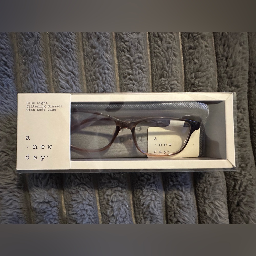 A New Day blue light filtering glasses
